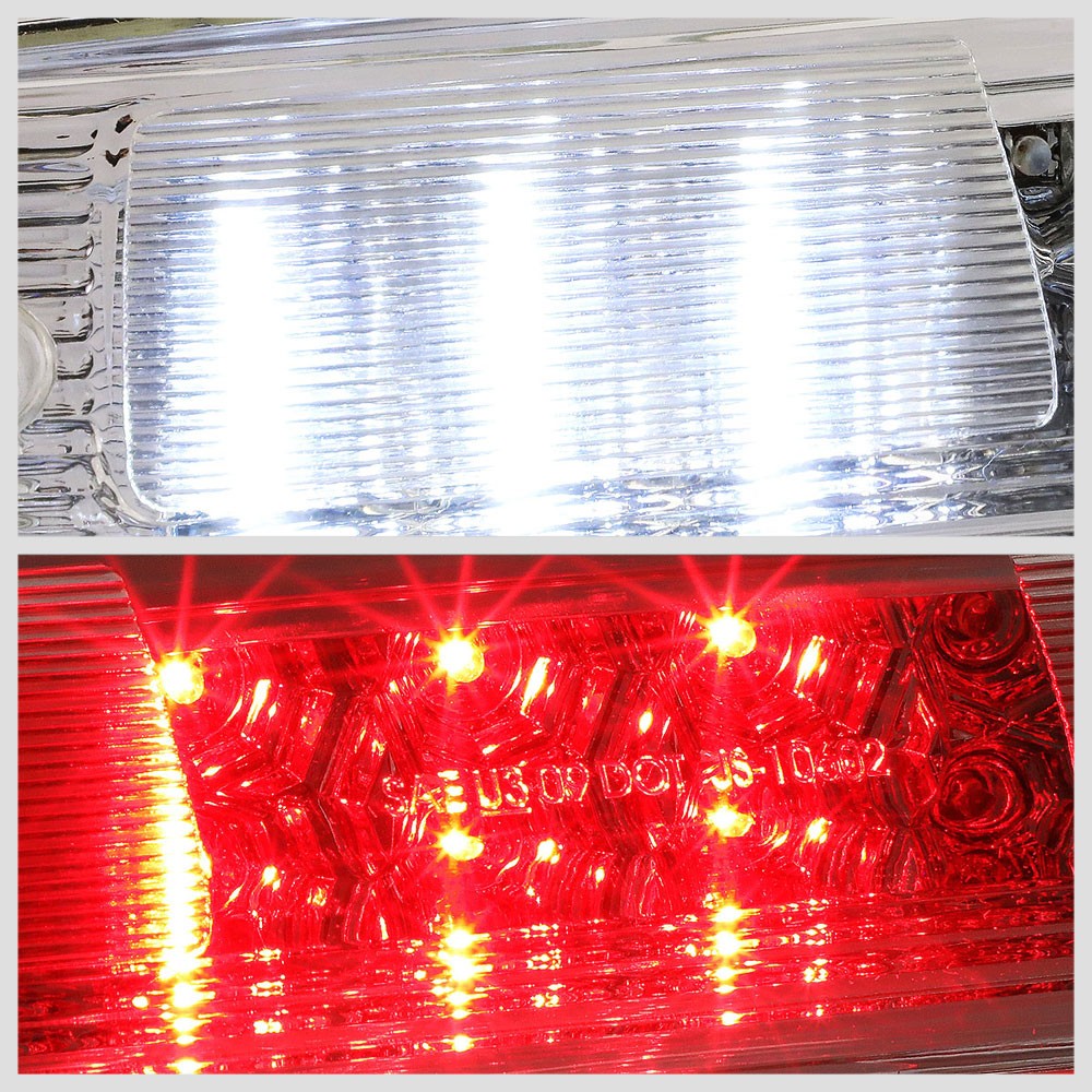 Chrome Clear LED Third Brake Cargo Light For Dodge Ram Pickup DS/DJ/D2 4th Gen
