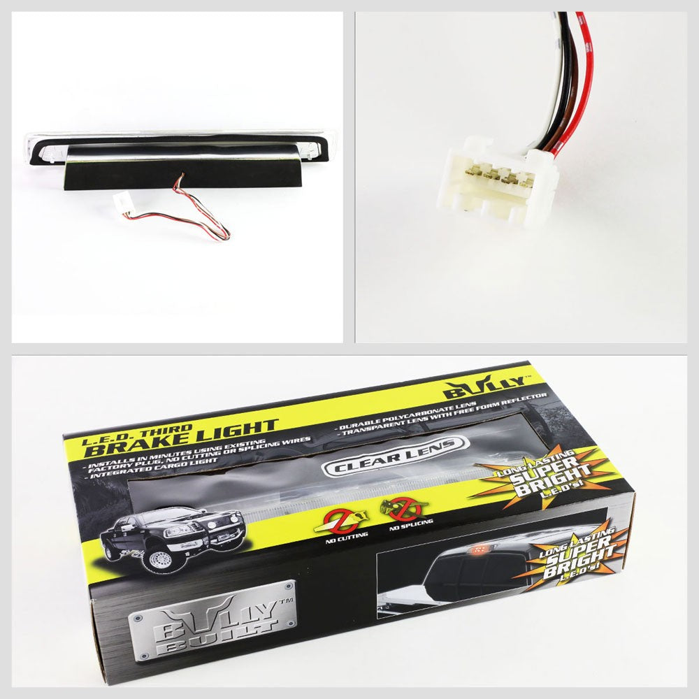 Chrome Clear LED Third Brake Cargo Light For Dodge Ram Pickup DS/DJ/D2 4th Gen