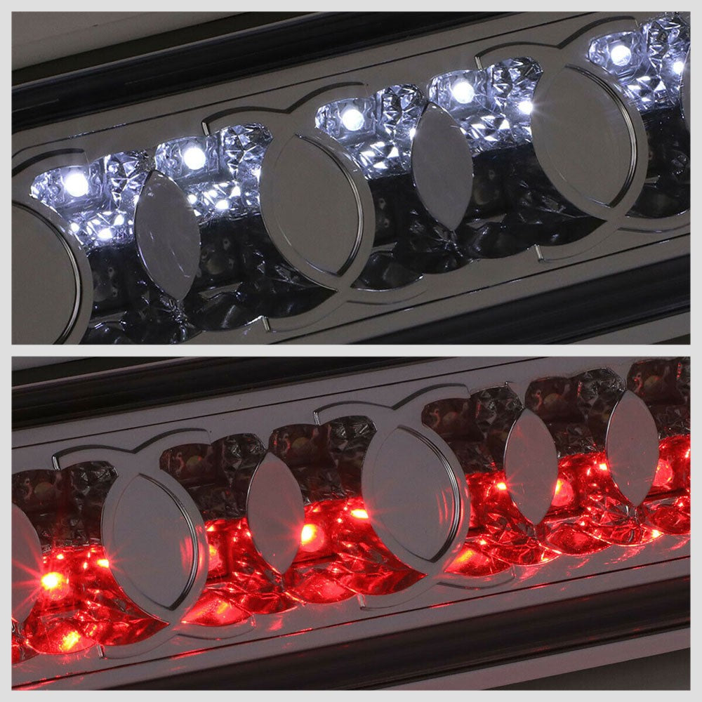 Chrome Clear LED Third Brake Light Cargo Light For 00-06 Toyota Tundra XK30 XK40
