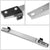 T6061 Aluminum Anodized Silver Rear Lower Subframe Brace Tie Bar For 96-00 Civic