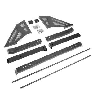 Black Heavy-Duty Aluminum Offroad Roll Bar Kit For 99-17 Ford F-250 Super Duty-Truck & Towing-BuildFastCar