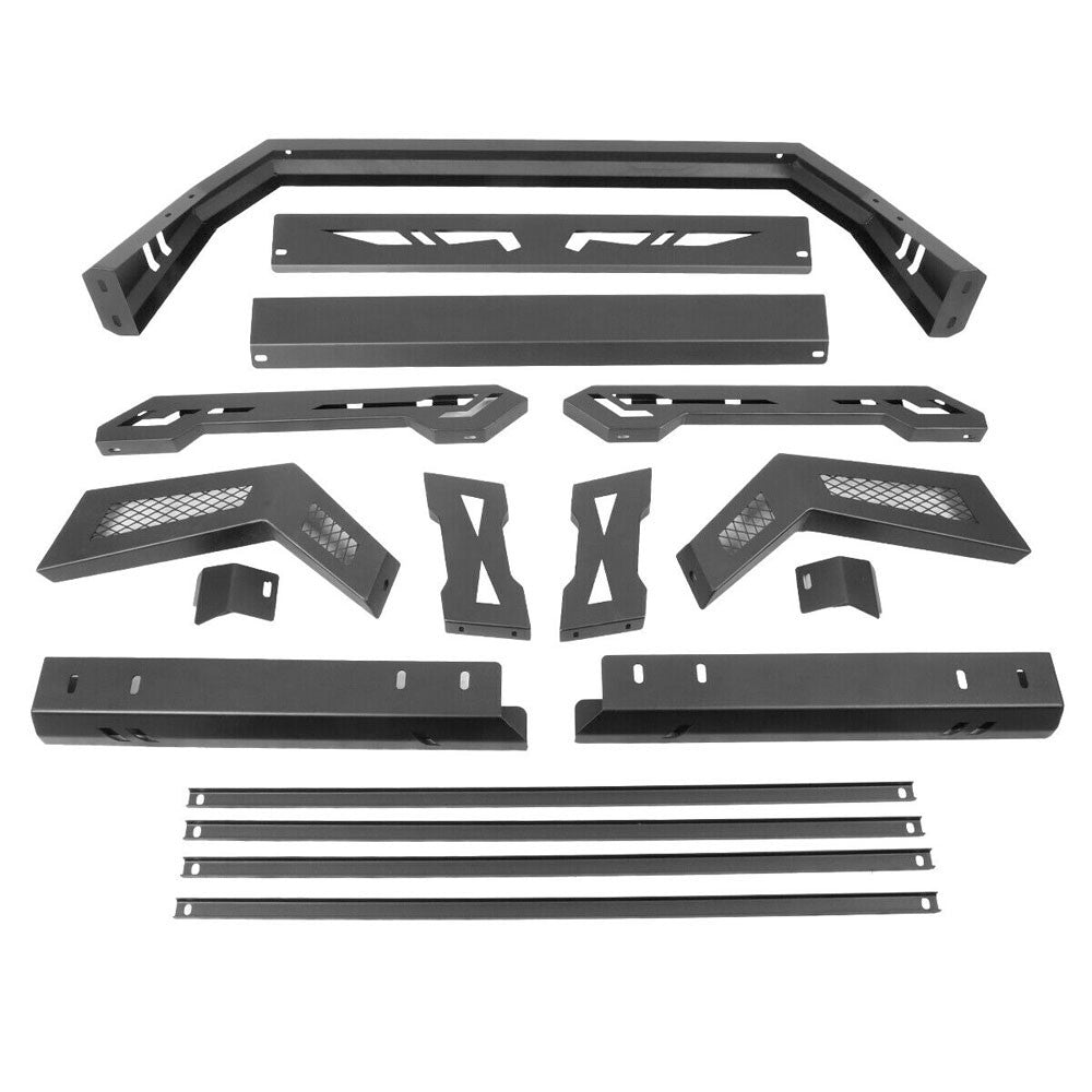 Black Rear Truck Bed Roll Bar Cargo Rack For 04-20 Colorado Canyon/05-20 Tacoma