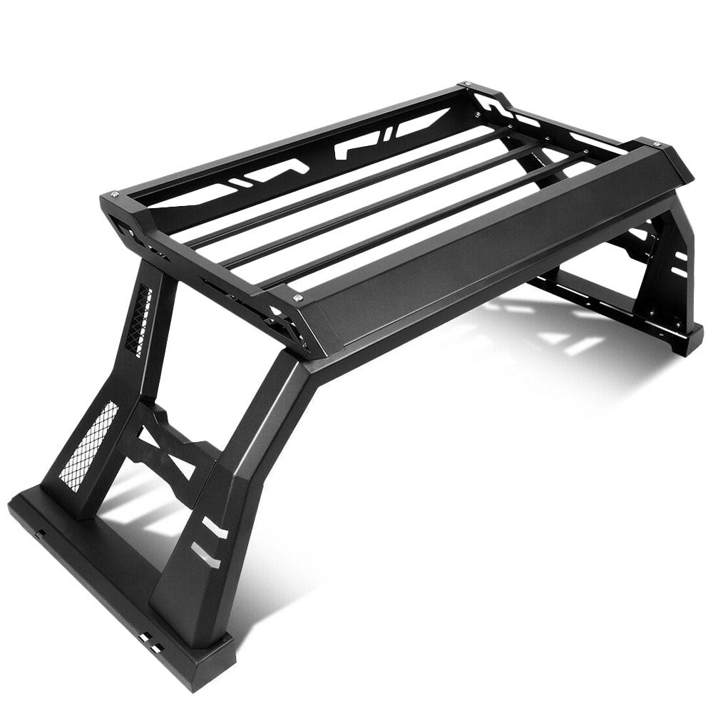 Black Rear Truck Bed Roll Bar Cargo Rack 99-20 F-250 F350 Super Duty BFC-RB-TC008