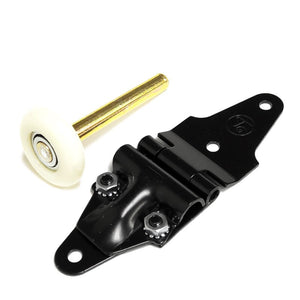 Black Roll Up End Hinge+2.00" Nylon Roller For Freight Trailer Roll Up Door-Door Systems-BuildFastCar-BFC-TTP-MSC-HIROL-0003