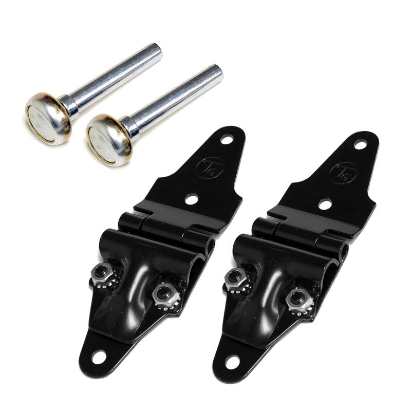 2X Black Roll Up End Hinge+1.00" Steel Roller For Freight Trailer Roll Up Door-Door Systems-BuildFastCar-BFC-TTP-MSC-HIROL-0004-X2