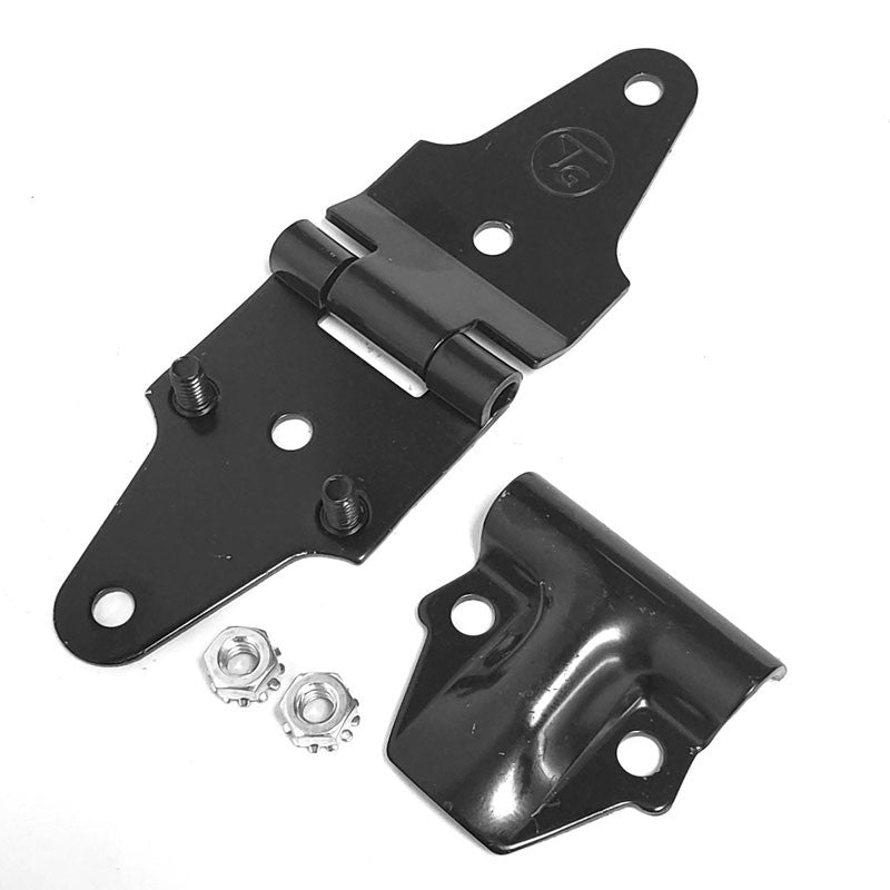 Black Roll Up End Hinge+1.00" Steel Roller For Freight Trailer Roll Up Door-Door Systems-BuildFastCar-BFC-TTP-MSC-HIROL-0004