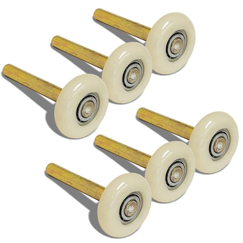 6X Steel Transglobal 2" Nylon Yellow Roller For Freight Trailer Roll-Up Door-Door Systems-BuildFastCar-BFC-TTP-ROL-TRGBL-3228-X6