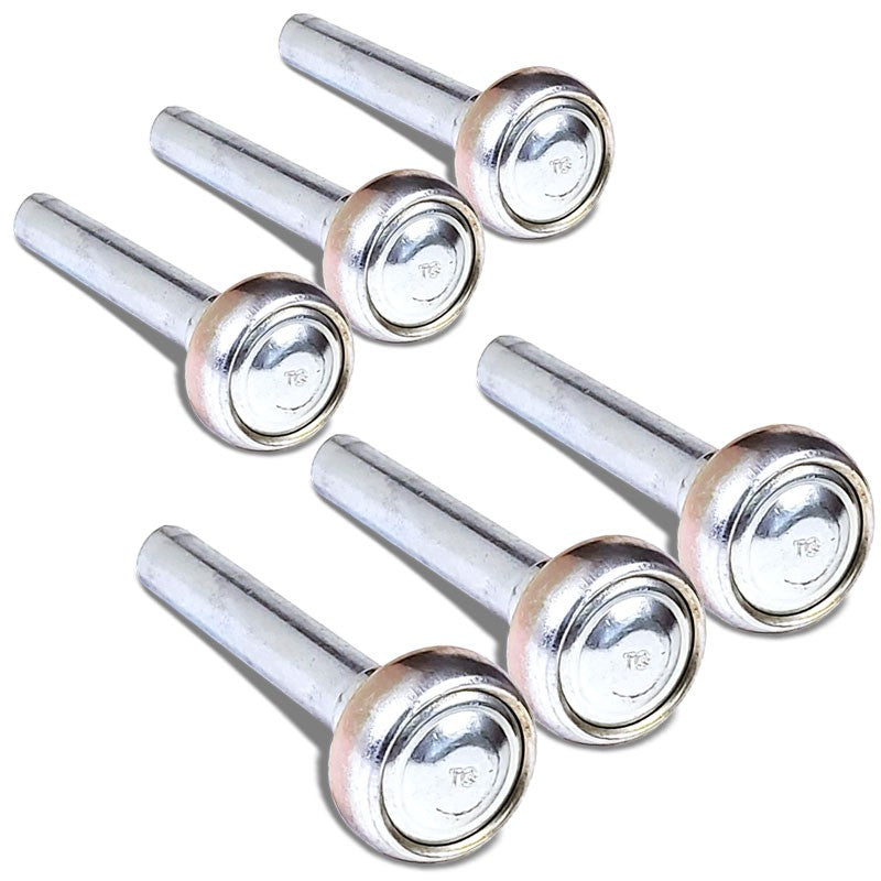6X Steel Transglobal 1" Diameter Metallic Roller For Freight Trailer Roll-Up Door-Door Systems-BuildFastCar-BFC-TTP-ROL-TRGBL-61174-X6