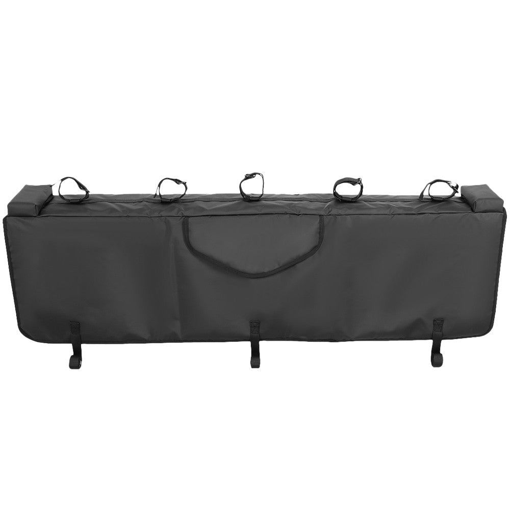 Universal Black Bicycle Loop Tail Gate Cover 61" W x 17" H Pickup BFC-TKRK-XL61-BK
