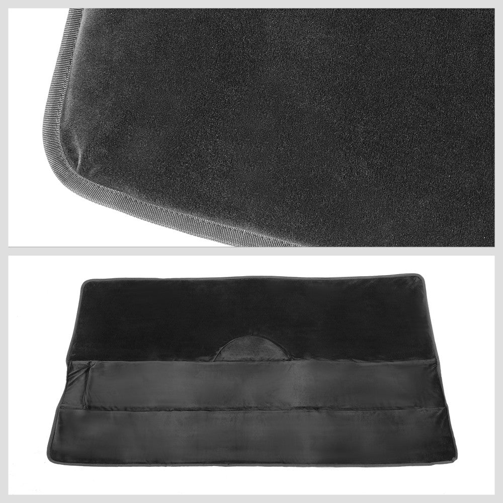 Universal Black Rear Bicycle Loop Tail Gate Cover 61" W x 17" H For Pickup Truck