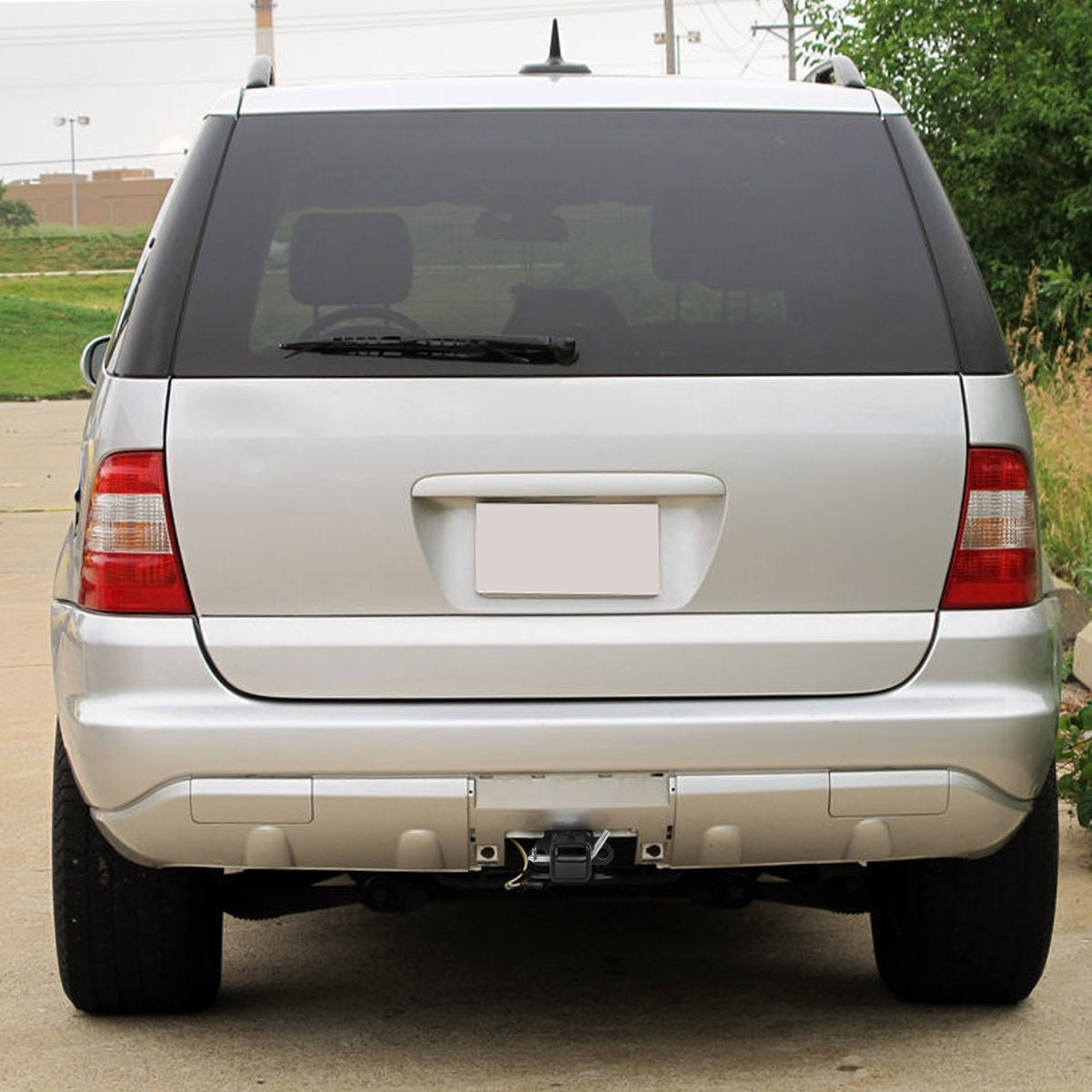 2" Square Class-3 Trailer Tow Hitch Receiver 98-05 Benz ML-Class W163 BFC-HTRS-N0002