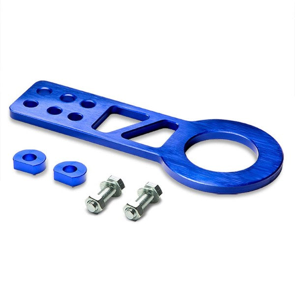 2.25" Front Blue Billet Style Aluminum Racing Tow Hook Kit For USDM/JDM Model-Exterior-BuildFastCar