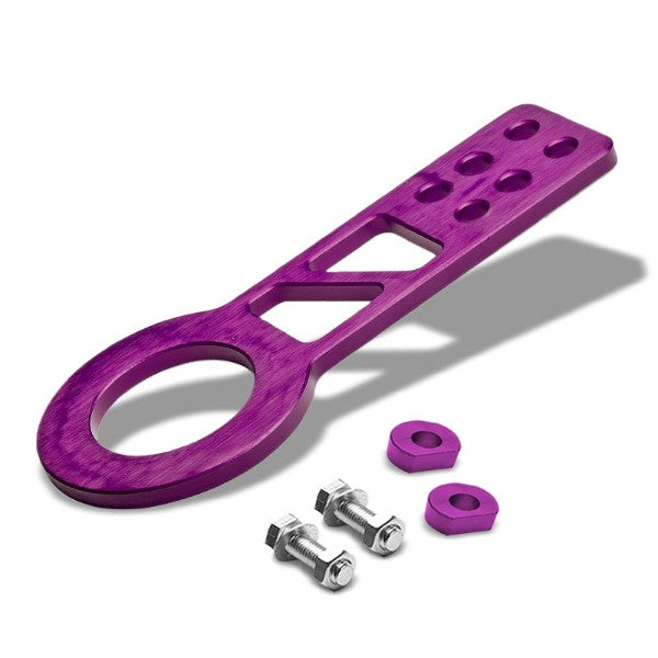 2.25" Front Purple Billet Style Aluminum Racing Tow Hook Kit For USDM/JDM Model-Exterior-BuildFastCar