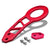 2.25" Rear Red Billet Style Aluminum Racing Tow Hook Kit For USDM/JDM Model-Exterior-BuildFastCar