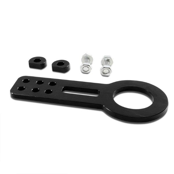 2.45" Front/Rear Black/Blue Billet Aluminum Racing Tow Hook For USDM/JDM Model-Exterior-BuildFastCar