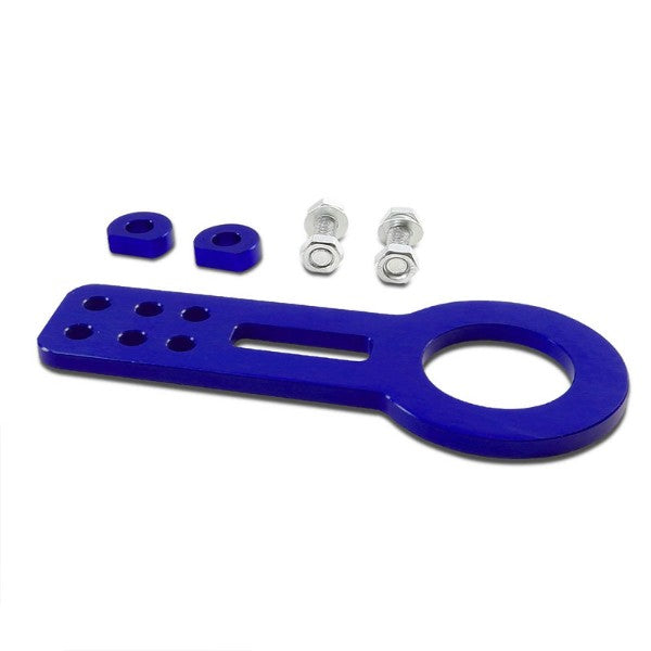 2.45" Front/Rear Blue/Gold Billet Aluminum Racing Tow Hook For USDM/JDM Model-Exterior-BuildFastCar