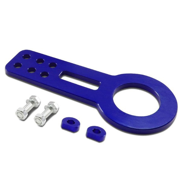 2.45" Front/Rear Blue/Red Billet Aluminum Racing Tow Hook Kit For USDM/JDM Model-Exterior-BuildFastCar