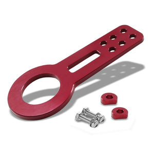 2.45" Front Red Billet Style Aluminum Racing Tow Hook Kit For USDM/JDM Model-Exterior-BuildFastCar