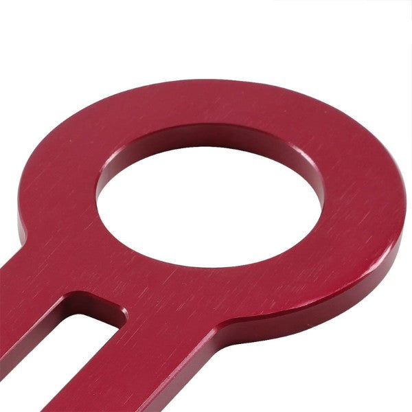 2.45" Front Red Billet Style Aluminum Racing Tow Hook Kit For USDM/JDM Model-Exterior-BuildFastCar