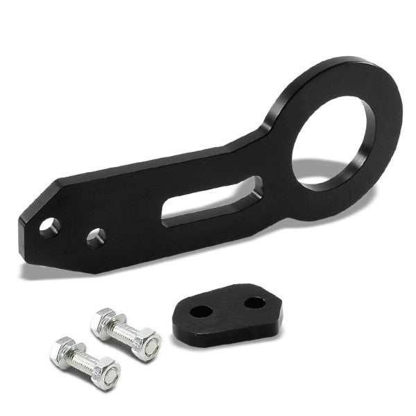 2.45" Rear Black Billet Style Aluminum Racing Tow Hook Kit For USDM/JDM Model-Exterior-BuildFastCar