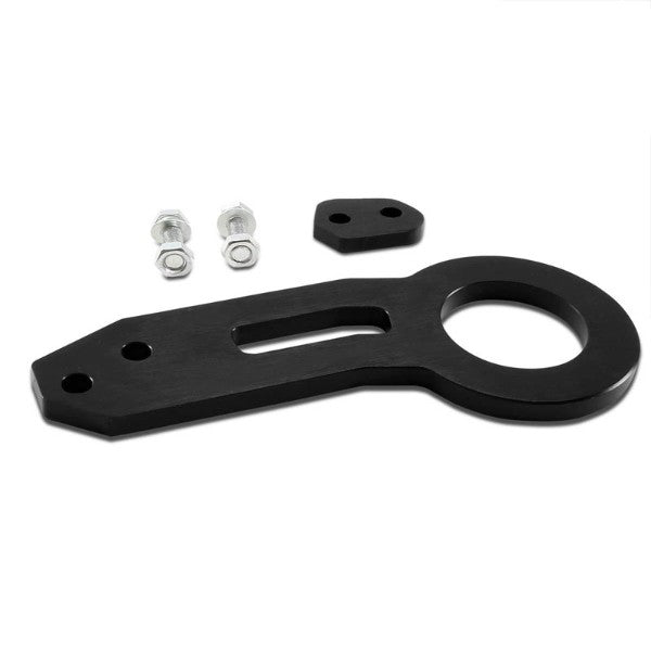 2.45" Front/Rear Black Billet Style Aluminum Racing Tow Hook For USDM/JDM Model-Exterior-BuildFastCar