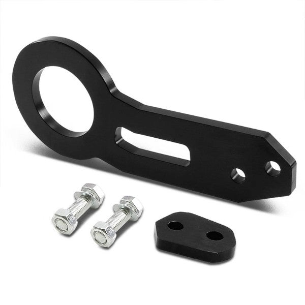 2.45" Front/Rear Black Billet Style Aluminum Racing Tow Hook For USDM/JDM Model-Exterior-BuildFastCar