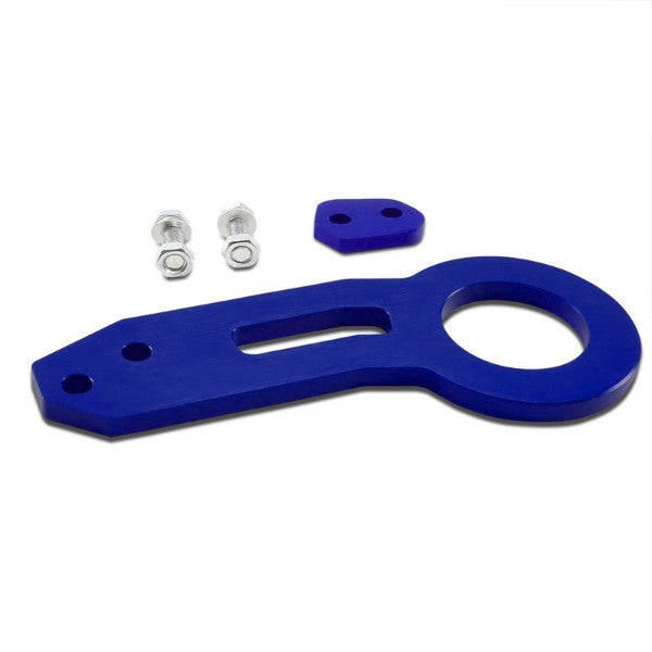 2.45" Front/Rear Black/Blue Billet Aluminum Racing Tow Hook For USDM/JDM Model-Exterior-BuildFastCar