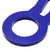 2.45" Front/Rear Black/Blue Billet Aluminum Racing Tow Hook For USDM/JDM Model-Exterior-BuildFastCar