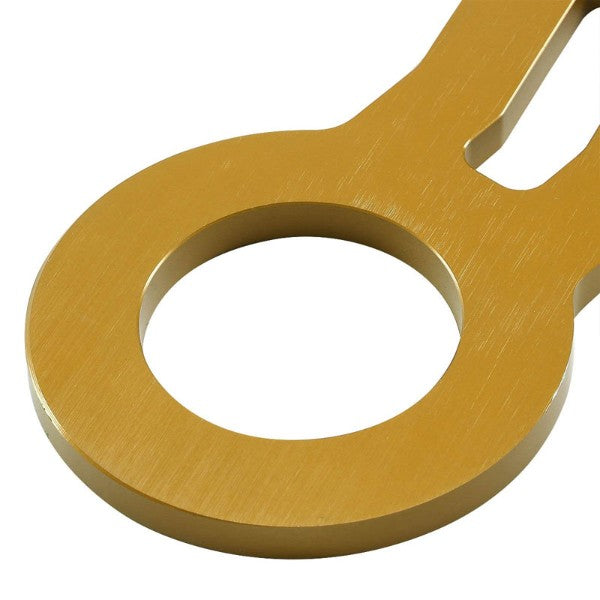 2.45" Front/Rear Black/Gold Billet Aluminum Racing Tow Hook For USDM/JDM Model-Exterior-BuildFastCar