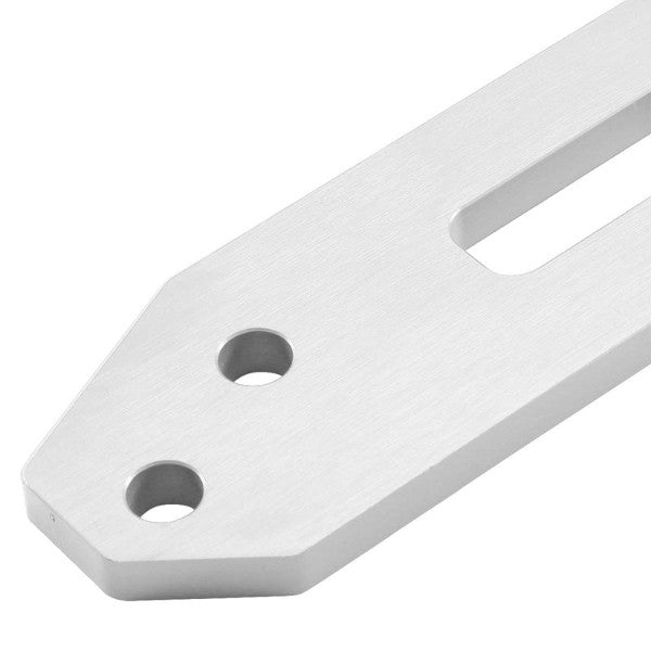 2.45" Front/Rear Black/Silver Billet Aluminum Racing Tow Hook For USDM/JDM Model-Exterior-BuildFastCar