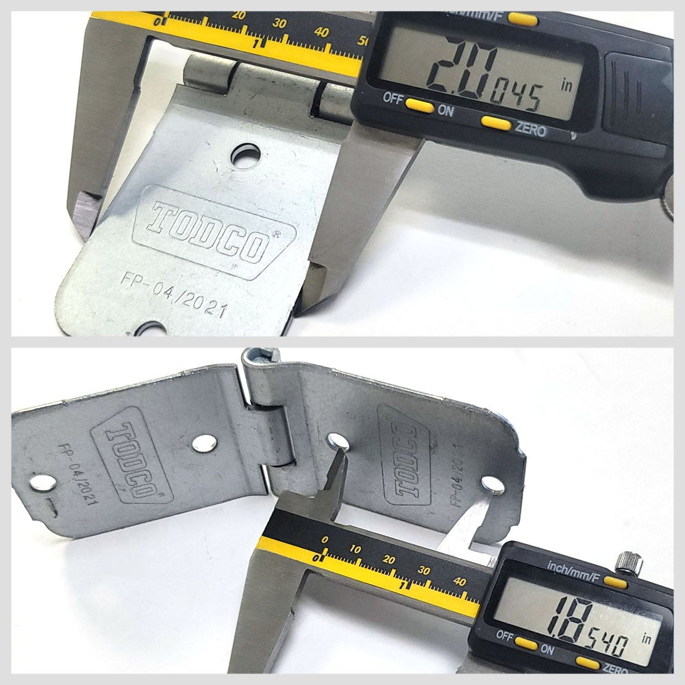 6X Todco 61196 Center Hinge Door Panel Repair BFC-TTP-HI-TOD61196-X6