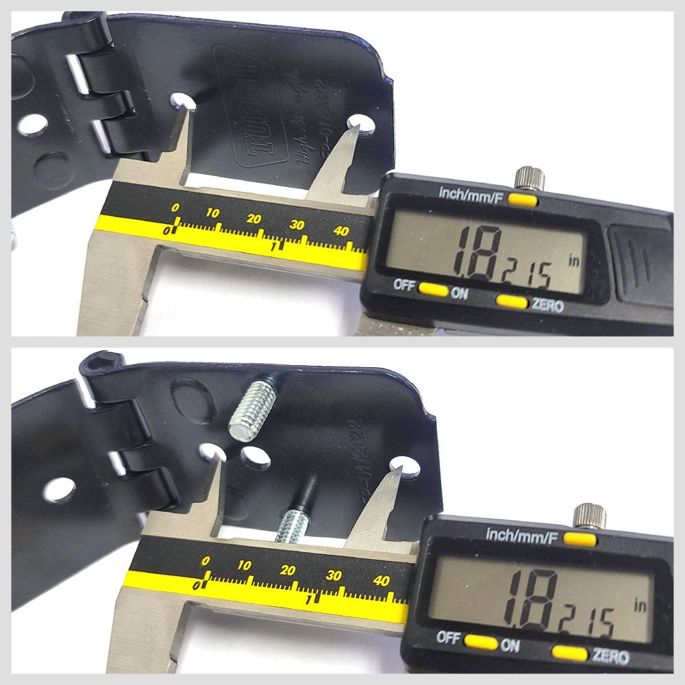 2X Todco 70311 Door End Hinge w/Removable Roller Brace Panel Repair BFC-TTP-HI-TOD70311-X2