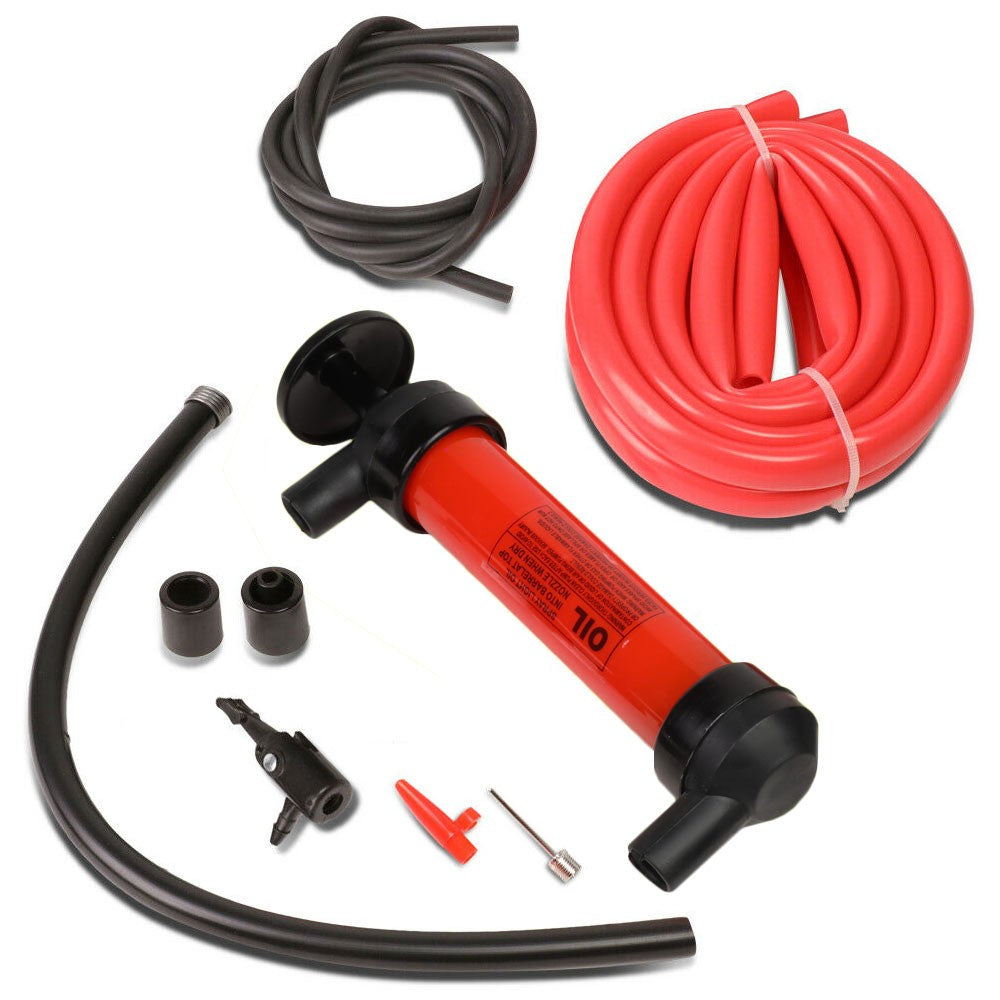 Liquid/Gas Siphon Transfer Pump 50" Hose Chuck Inflation Nozzle TOOLS-00025