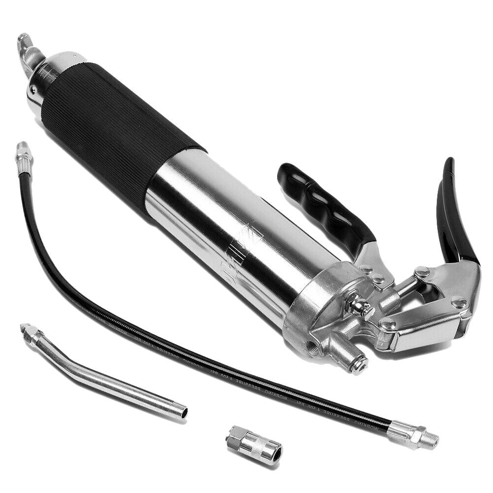 MultiUse 4500PSI Manual Pistol Grip 14oz Grease Gun 18" Flexible Hose TOOLS-00102
