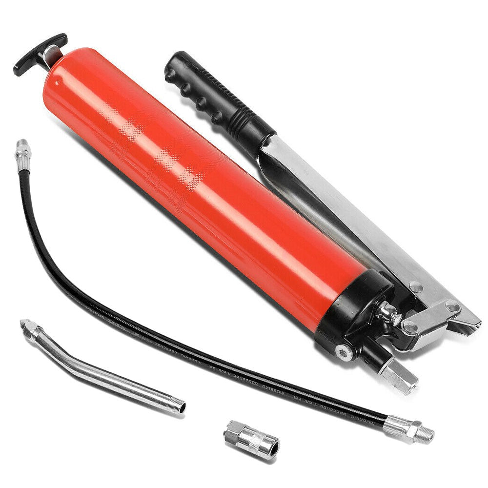 4500PSI Manual Lever Action 14oz Grease Gun 18" Flexible Hose TOOLS-00103