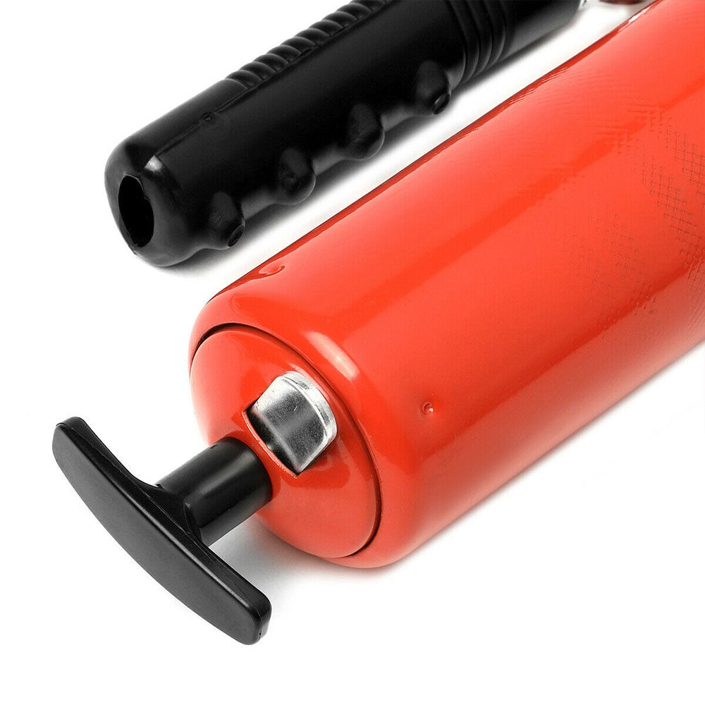 Red Multi-Use 4500PSI Manual Lever Action 14oz Grease Gun w/18" Flexible Hose