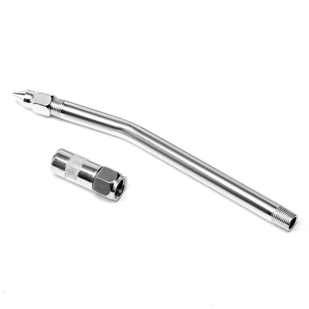 Red Multi-Use 4500PSI Manual Lever Action 14oz Grease Gun w/18" Flexible Hose