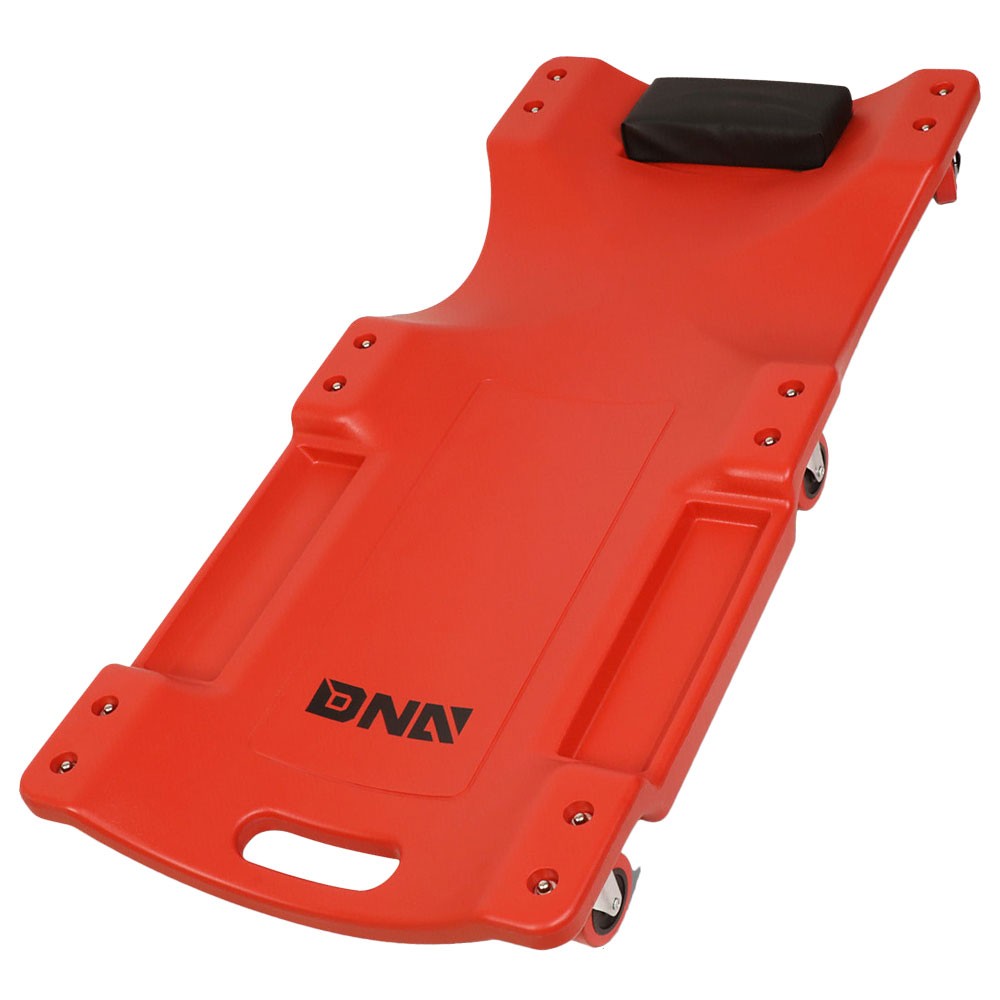 BIG RED TRP6240 Torin Blow 成形 プラスチックローリングガレージ/ショップクリーパー: 40インチ メカニックカート パッド入りヘッドレスト、デュア 並行輸入品 : BIG RED TRP6240 Torin Blow Molded Plastic Rolling