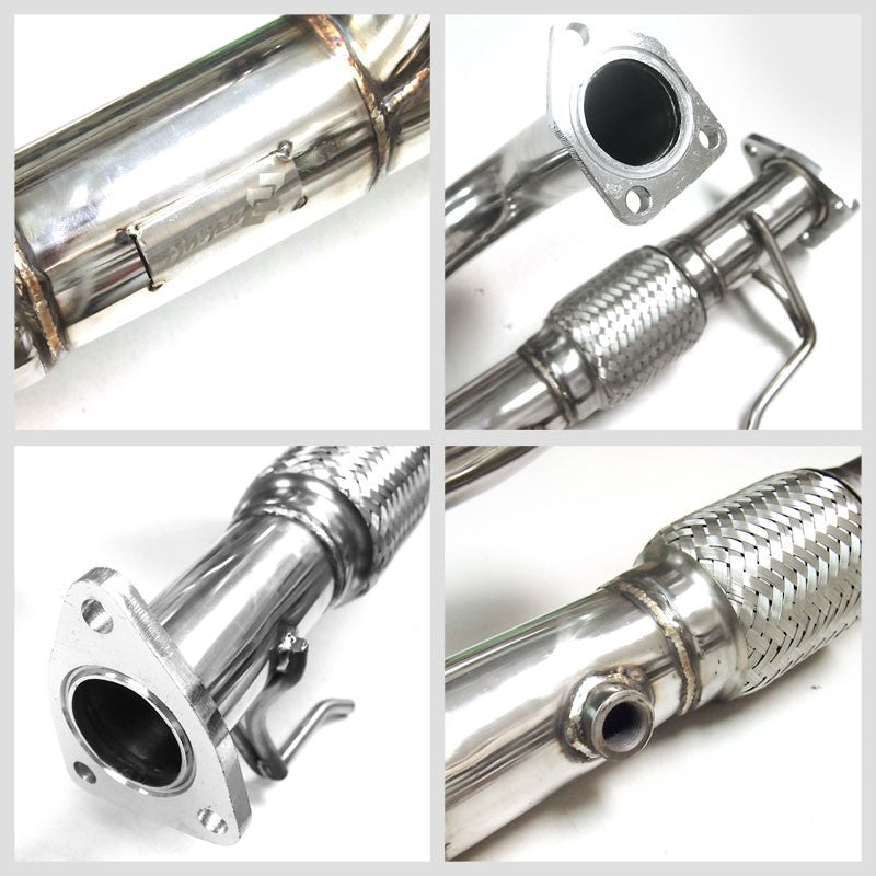 Manzo Stainless Steel Exhaust Header Manifold For 99-03 Acura CL/TL 3.2L V6-Performance-BuildFastCar