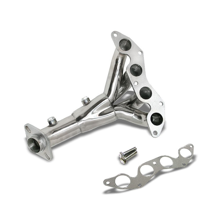 Manzo Stainless Steel Exhaust Header Manifold For 01-05 Civic DX/LX D17A1 D17-Performance-BuildFastCar