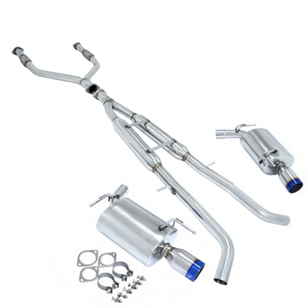 Manzo Rear Catback Exhaust+Y-Pipe 07-13 Infiniti G35 G37 4D RWD V36