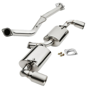 Manzo Stainless Dual Tip CBS Exhaust System For 04-11 Mazda RX-8 1.3 R2 SE3P