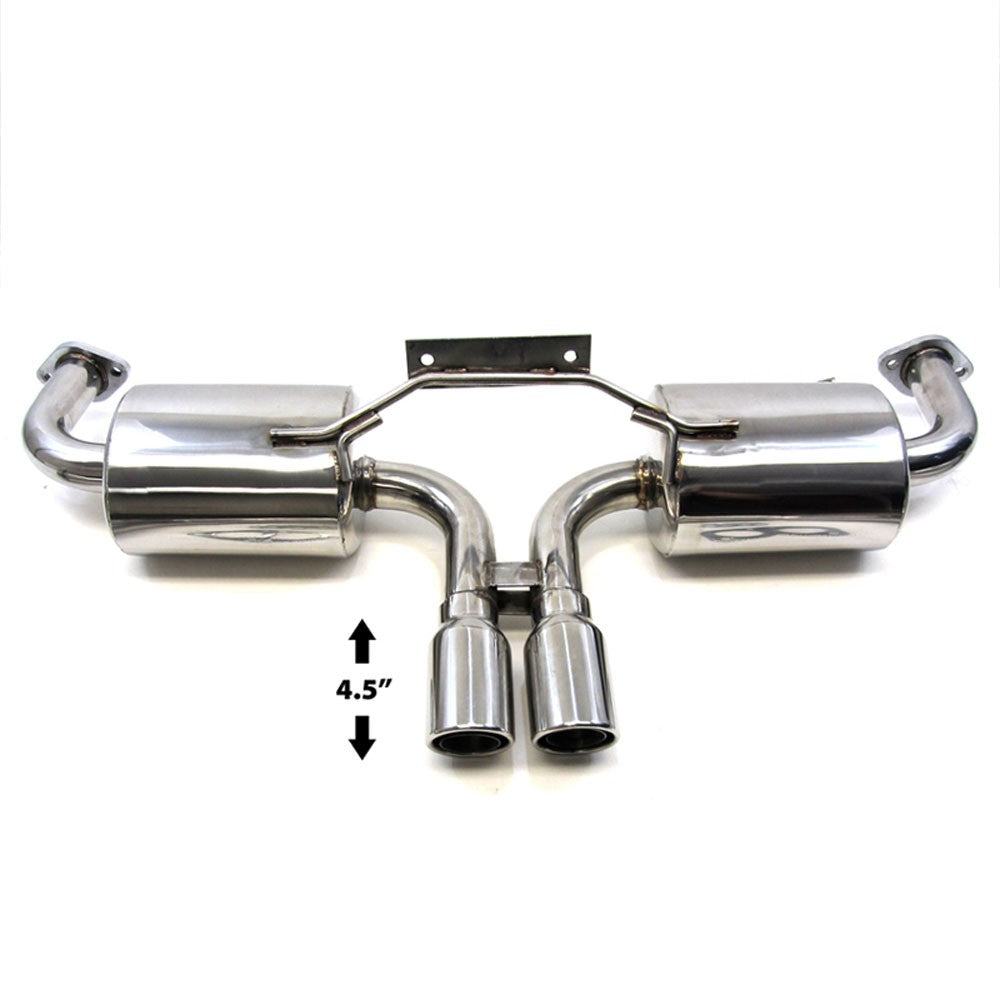 Manzo Stainless Steel Exhaust Catback System For 05-08 Porsche Boxster 987-Major Pipe-BuildFastCar