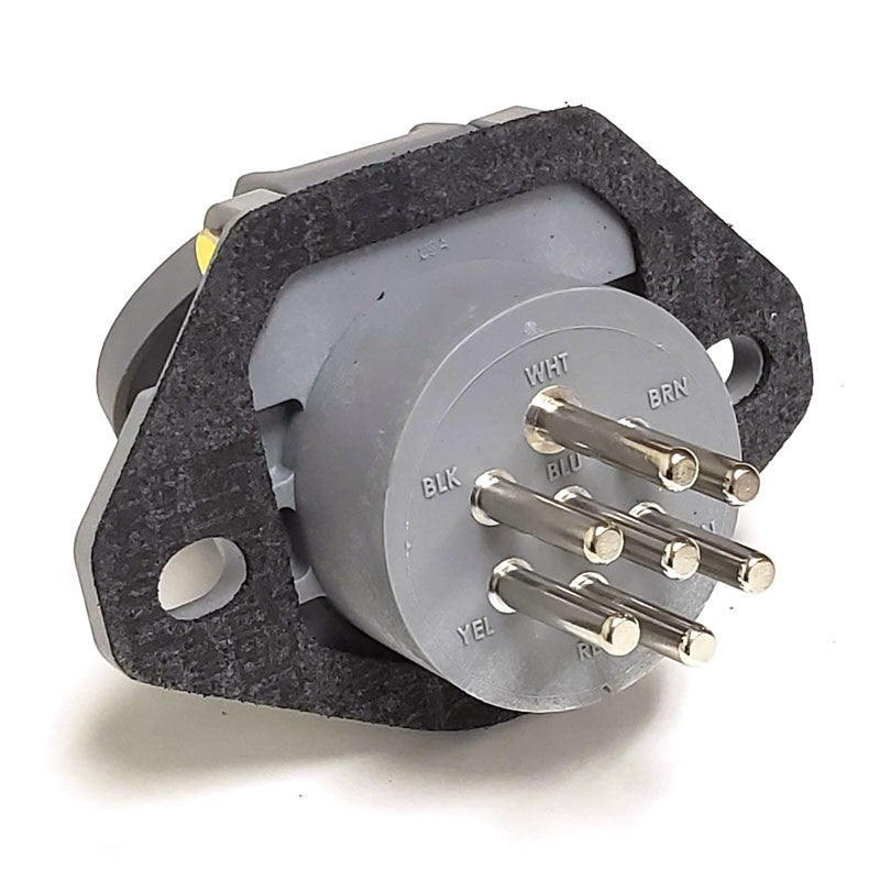 Tramec 38501 Nylon 7-Way Smart Box Solid Pins Receptacle Socket Replacement-Electrical Connector-BuildFastCar-BFC-TTP-RCT-TRAM-38501