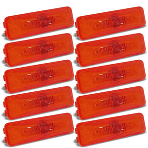 10x Truck-Lite 19200R 19 Series Male Pin PC Red Utility Marker Clearance Light-Trailer Light Parts-BuildFastCar-BFC-TTP-MCL-TRU-19200R-X10