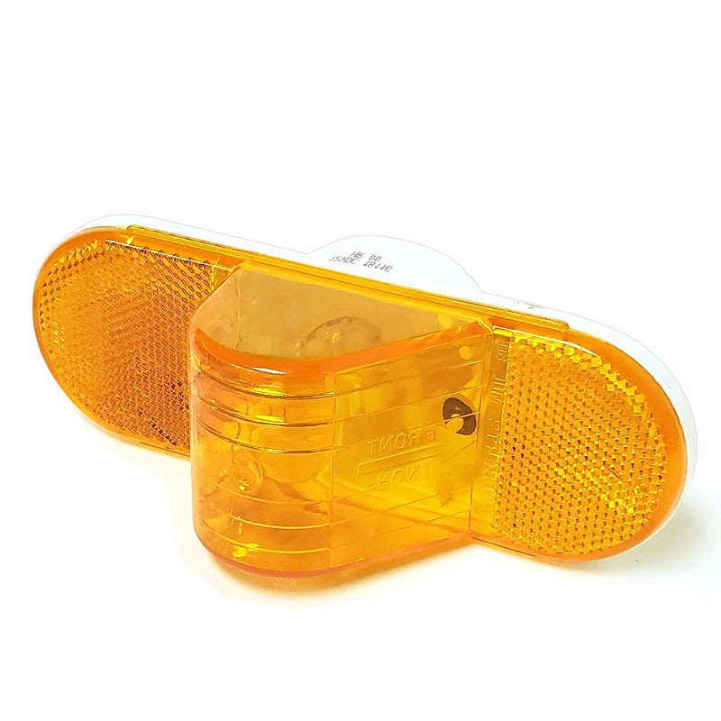 Truck-Lite 60215Y Yellow Oval Grommet Horizontal Mount Side Turn Signal Light-Truck & Trailer Parts-BuildFastCar