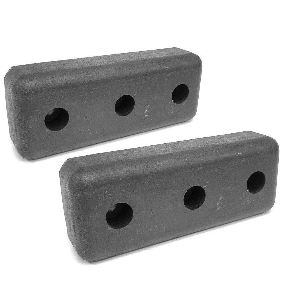 2X Rectangular 3 Hole 11-1/4" x 4-3/8" x 2-1/2" Dock Bumper BFC-TTP-DBUMP-17-X2