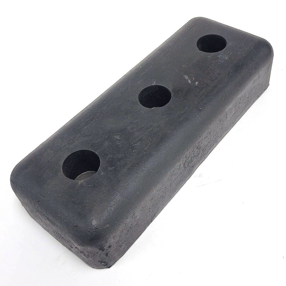 2X Rectangular 3 Hole 11-1/4" x 4-3/8" x 2-1/2" Dock Bumper Semi Truck Trailer