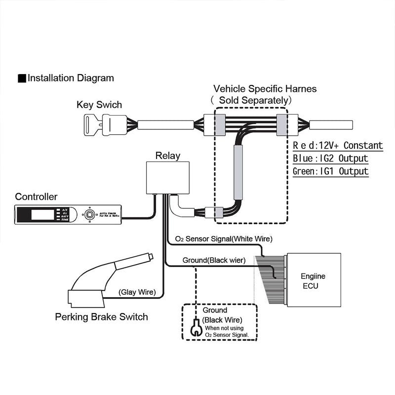 Silver Universal Pen Style LED Digital Display Programmable Idle NA/Turbo Timer-Superchargers & Turbochargers-BuildFastCar-BFC-TTM-PEN-SL