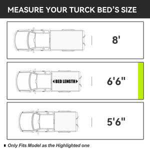 Hard 4-Fold Black Truck Tonneau Cover 00-06 Tundra 6.5' Bed TTC-4H-026